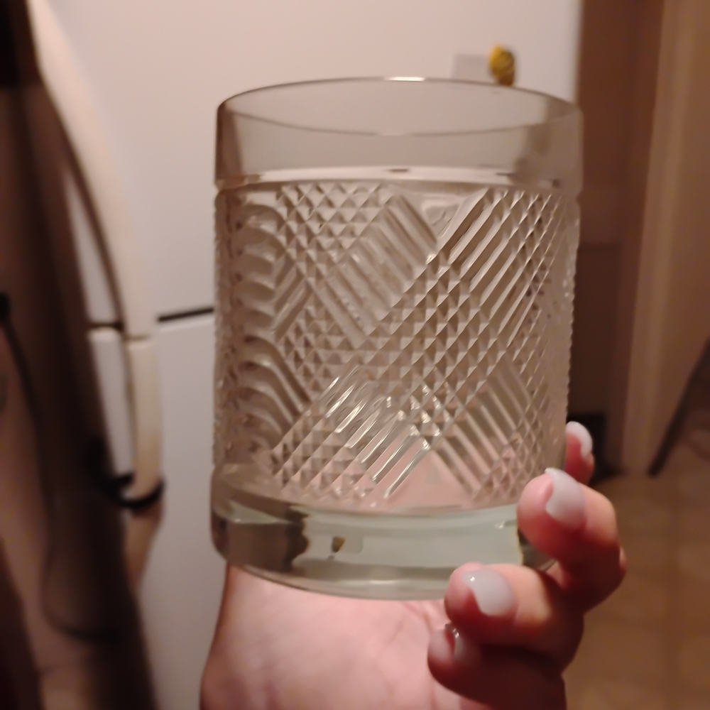 Ralph Lauren Clear Glass Tumbler